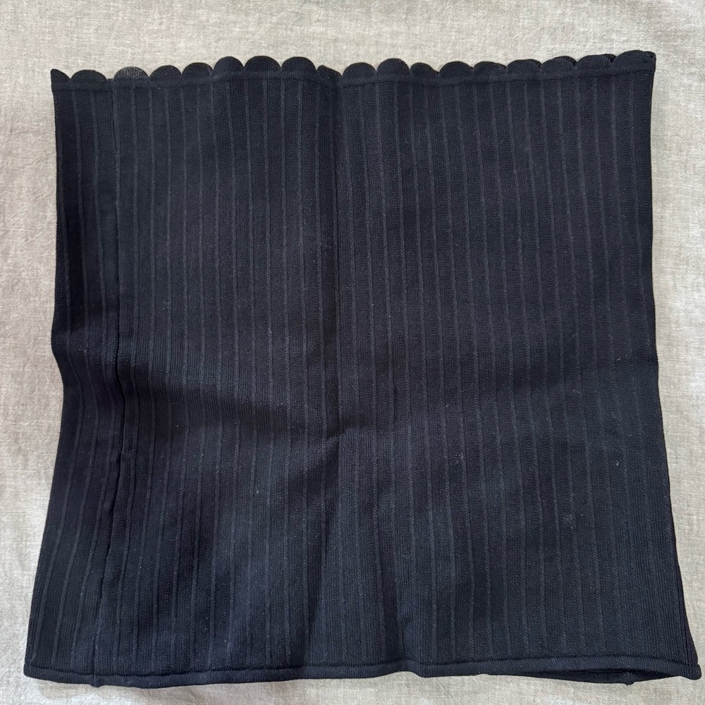 Aritzia WILFRED Scalloped Tube Top L